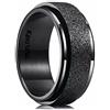 King Will Anello spinner da 8 mm per uomini e donne, in acciaio inox, con finitura lucida e spazzolata, idea regalo unisex, T 1/2(62.08mm), Acciaio inossidabile