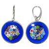 Venetiaurum - Orecchini Murrina Donna In Vetro Originale Di Murano E Argento 925 - Made In Italy Certificato