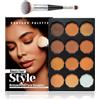JasCherry Contour Palette, 12 colori di contorno illuminante polvere correttore con pennello a doppia testa, regali di trucco per le donne, C