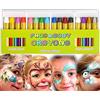 Mimoo Truccabimbi Halloween, MIMOO 16 Colori Truccabimbi Kit Anallergici Atossici, Colori Per Bambini Per Halloween Trucco, Trucco Carnevale Viso, Colori Per Pancia Gravidanza, Perfetto Regalo Di Natale