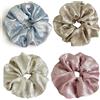 PEONNYT Confezione da 4 crunchies XL in raso per donne e ragazze - elastici jumbo setosi per capelli lunghi spessi, elastici per capelli scrunchy oversize (22)