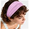 axy Fascia per capelli, per yoga, fascia per capelli, bella, da donna, per sport, HB4 (lavanda, extra larga)