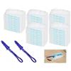 Abiyou Piumino Cattura Polvere, 50PCS Piumini Cattura Polvere, Piumini Catturapolvere Inviare 2 Maniglia, Set di ricambio per spolverino, Panni Catturapolvere Ricambi Kit, per Scuola, Ufficio, Casa