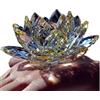 TYGJB Cristallo di Quarzo fine Fiore di Loto Pietre Naturali e minerali Feng Shui Sfera Cristalli Fiori per Souvenir di Nozze (Giallo)