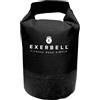 Exerbell Kettlebell pieghevole e regolabile da 2 a 14 kg (nero) - Kettlebell per acqua e sabbia - Versatile sacco di sabbia per allenamento e peso - Attrezzatura per l'allenamento della forza premium