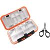 Milepetus Impermeabile da Pesca Boxe cucchiaino Ganci Esche Attrezzatura da stoccaggio contenitori per Casting Fishing Fly Fishing, Large/Medium/Small Lure Custodia Disponibile, (M)