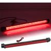 Biqing 40LED High Brake Light Red Universale Terza Luce Freno Auto Rosso,40LED Fanale Terzo Stop 12V Luces Posteriore Camion LED Barra di Luce del Freno del Rimorchio Auto Posteriore Luci di Arresto