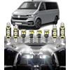 BMT xms 33pz Kit di Luci LED per Interni per Volkswagen VW Caravelle Multivan T5 T5.1 T6 2003-2018, Lampadine LED per Interni Auto e Camion 6000K Bianco Luminoso