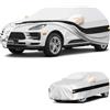 Holthly 10 Strati Telo Copriauto SUV per Porsche Macan（2014-2026）,100% Copertura Auto Impermeabile,Telo Copri Auto per Esterno,Impermeabile,Protezione UV,Antivento,Antipolvere
