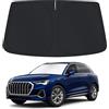 D-Lumina Parasole per Parabrezza per Audi Q3 2019, Protezione Anteriore Auto, Protettore Contro i Raggi UV, Pieghevole e Portabil