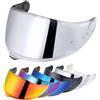 VCOROS Visiera Casco Moto per GT Air 3 CNS-1C Visiera Casco Integrale Antivento Protezione UV Lente per Visiera per Casco Parti di Ricambio (Argento cromato)