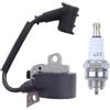 ADEFOL Bobina di Accensione con Candela per STIHL 024 026 028 029 034 036 038 FS360 MS240 MS260 MS290 MS310 MS340 MS360 MS380 MS381 MS390 MS440 MS640 Motosega Pezzi Accessorio