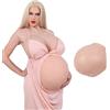 ROANYER Silicone Pancia Incinta Realistico Gemelli Finto Bambino Pancia Finta Gravidanza 5-9 Mesi Film Cosplay Costumi (Gemelli-Naturale)