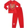 Arsenal F.C. Set di pigiami lunghi da ragazzo con camuffamento Arsenal Football Club, Rosso, 11-12 Years