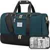 LOVEVOOK Borsa da viaggio da donna, Weekender Travel Duffle Carry On Bag con borsa da trucco, scomparto per scarpe e scomparto bagnato, impermeabile, borsa sportiva per palestra, yoga, bagaglio a mano