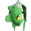 Crazy Safety Zaino per la Scuola (Drago Verde) | Zainetto per l'Asilo da Bambino e Bambina | Sacca per Asilo, Gite ed Escursioni | Facile da Pulire