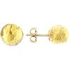 Generic Venetiaurum - Orecchini Perno per Donna con Perla 10mm in Vetro Originale di Murano e Argento 925 - Gioiello Made In Italy Certificato