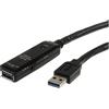 StarTech.com Cavo di prolunga USB 3.0 SuperSpeed attivo da 10 m - Maschio/Femmina - Cavo di prolunga USB - Da USB tipo A (M) a USB tipo A (W) - USB 3.0 - 10 m - Attivo - Nero - per P/N: PEXUSB3S42V, PEXUSB3S44V, S352BU33HR, SVA5H2NEUA, USB3SAA3MBK