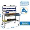Simonrack SIMONWORK MOBILE BT1 BOX 1200 GALVA/LEGNO banco da lavoro in metallo