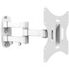 OEM Supporto da parete per TV/monitor da 58 a 107 cm, bianco, inclinabile, orientabile, 30 kg