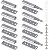 GoldRock Apriporta a pressione push to open, 8 pezzi Tip on per porte, retrofit Softclose, ammortizzatore per porte di armadi, chiusura magnetica, porta dell'armadio