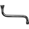 Schläfer 400305 | Canna di Ricambio Rubinetto Cucina, Girevole a S, per Gruppo Cucina a Muro Lunga cm 15 x Ghiera 3/4, Compatibile con Aeratore Neoperl Anticalcare Risparmio Acqua M22 (incluso)