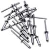 Singularity Supplies Rivetti a cupola M3 (3 mm x 12 mm) in acciaio inox (A2) (confezione da 20)