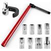 BAIFULAI Chiave per dado, chiave per rubinetto, acciaio di qualità, pinza per rubinetto, 8-17 mm, chiave per rubinetto, strumento universale, strumento per rubinetto del lavandino