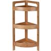 WELL HOME MOBILIARIO & DECORACIÓN Well Home Scaffale da bagno con 3 ripiani in bambù H.61 cm