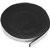 M METERXITY 1-Pack Guarnizione Per Affumicatore, 0.6 x 0.12 15FT Nastro Adesivo Ad Alta Temperatura Autoadesivo Per Griglia BBQ/Attrezzature Meccaniche [Nero Bianco]