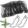 WDZGX Fibbie di Collegamento per Traliccio per Piante 50PCS per Piante Rampicanti da Giardino Supporto per Serra Tubi Rampicanti Gabbie per Piante (20mm)
