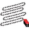 Eyoloty WA0142 - Catena di ricambio per motosega a mezza scalpello, 12 cm, 28 TG, 7,6 mm, 1,1 mm, compatibile con Worx 20 V, sega a catena WG324E / WG324E.9 / WG325E / WG325E.9