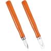 Thinp 2 utensili da taglio, coltello a strappo, strumento per intagliare il legno, set di strumenti per tagliare legno, verdure, frutta, intaglio, scultura fai da te
