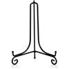 Tincogo 15 Pollici Ferro Supporto Cavalletto Decorativo per foto, piatti, cornici, libri di cucina, piatti decorativi, tablet e arte, Black 2 Pezzi