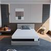Memory Matratzen Materasso 140x200 cm in schiuma fredda, altezza 26 cm, rigidità H3, 7 zone di supporto per il corpo, sfoderabile, perfetto per camere da letto familiari (140x200x26cm)