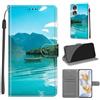 KENHONER Cover Compatibile con Honor 90 5G, Premium Pelle PU Portafoglio Flip Libro Custodia per Honor 90 [Protezione Completa] - Barca
