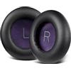 SOULWIT Cuscinetti Auricolari di Ricambio per Plantronics BackBeat Pro Cuffie Wireless con Cancellazione del Rumore, Cuscinetti con Isolamento del Rumore Memory Foam, Pelle Proteica più Morbida - Nero