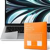 UPPERCASE Set di Protezione Palm Rest GhostShield Premium, Protezione contro Graffi e Usura, Compatibile con MacBook Air 15 2026 2025 2024 2023 con M5/M4/M3/M2, A3448 A3241 A3114 A2941, Argento