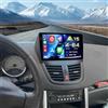 Hikity 4+64G Autoradio Android per Peugeot 207 2006-2015 Wireless Carplay 9''Incell Schermo per Auto Android Auto WiFi Touchscreen Bluetooth5.0 GPS Retrocamera