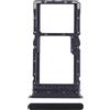 Generico Ricambio compatibile con Xiaomi Redmi 12 4G / 5G 23053RN02Y, 23053RN02A, 23053RN02I Try tray Vassoio alloggio porta scheda Card Sim 1 + SLOT SIM 2 o slitta per lettore Memoria Micro Sd (Nero)