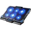 LIANGSTAR Base per il Raffreddamento di PC Portatile，Supporto PC Portatile, Pad per Raffreddare Laptop da Gioco con 6 Ventole Ultra Silenziose
