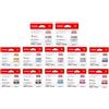Canon Cartucce d'inchiostro originali PFI-4100 in confezione originale, nero, ciano, magenta, giallo, rosso, ciano/magenta, blu, grigio, ecc. Set completo, compatibile con imagePROGRAF PRO-1100