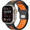 CeMiKa Compatibile con Cinturino Apple Watch Ultra 3/Ultra 2/Ultra 49mm 44mm 46mm 45mm 42mm Uomo, 26mm Cinturini Silicone Sport Loop Regolabile di Ricambio per iWatch Serie 11 10 9 8 7 SE 6 5 4 3 2 1
