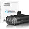 NEWZEROL 2 Pezzi Protezioni per Luce Anteriore + 2 Pezzi Pellicole Protettive per Obiettivo Compatibile con Garmin Varia Vue, Pellicola Protettiva in Vetro Temperato ad Alta Definizione Antigraffio