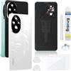 Enkeig Vetro Posteriore per Honor 200 ELI-AN00/NX9, Bianco