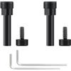 AHBTEYM QC35 - Viti per cerniera in metallo con vite girevole AHBTEYM per cerniere, accessori con 2 cacciaviti, compatibili con cuffie Bose QuietComfort 35 II/QC45/QC25 (nero)