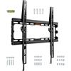 VonHaus Supporto TV Parete per Schermi da 32-70, Supporto Ultrasottile con Livella, Porta TV da Parete, Capacità 45 kg, VESA Max 400x400 mm