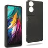 REY Cover in Gel TPU Nera per TCL 50 XE 5G - 50 XE 5G NXTPAPER, Ultra Sottile 0,33 mm, Morbido Flessibile, Custodia Silicone