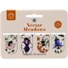 Puckator Set di 4 Segnalibri Magnetici Originali - Api e Fiori - Nectar Meadows