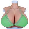 LCUPPON Seni in silicone Forme del seno 8a Grade Pannelli Seni Finti Seno Artificiale per Crossdresser Transgender (Tan, S airbag+cotone)
